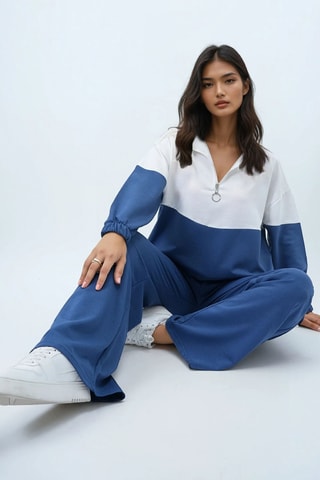 Top et pantalon - Bleu