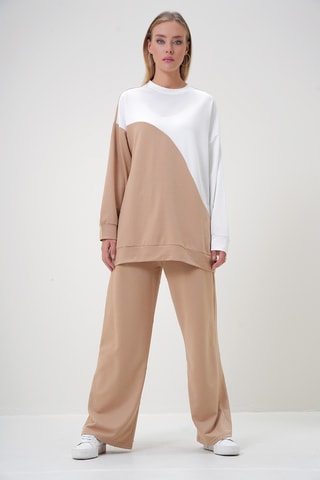 Sweat et pantalon - Beige