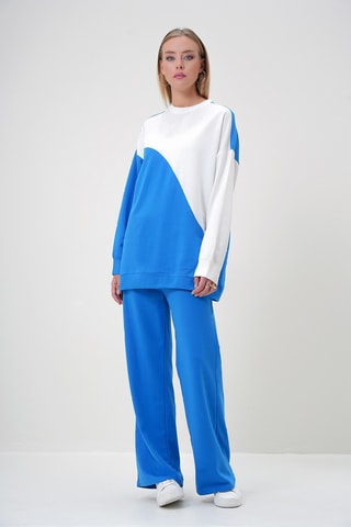 Sweat et pantalon de survêtement - Bleu