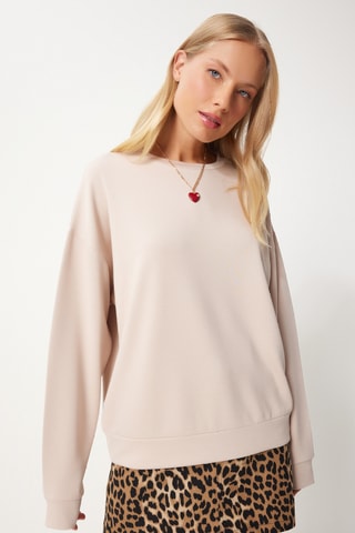 Sweat regular - Crème