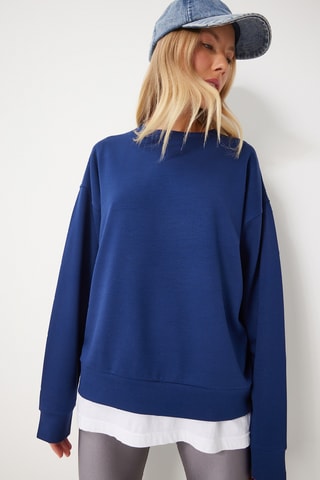 Sweat regular - Bleu marine