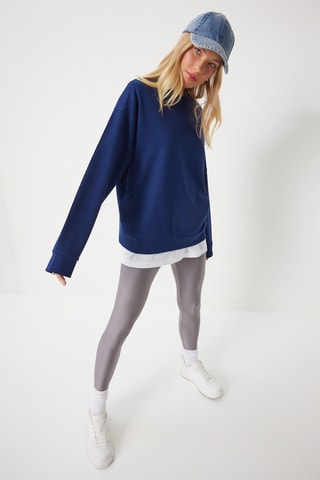 Sweat regular - Bleu marine