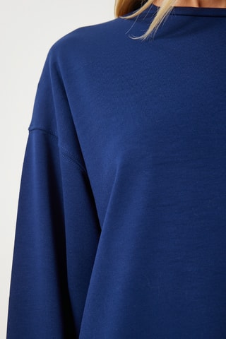 Sweat regular - Bleu marine