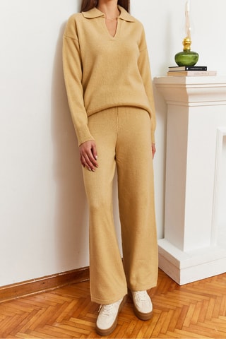Pull et pantalon - Camel