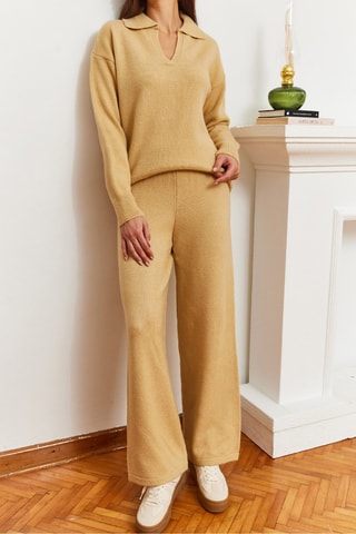 Pull et pantalon - Camel
