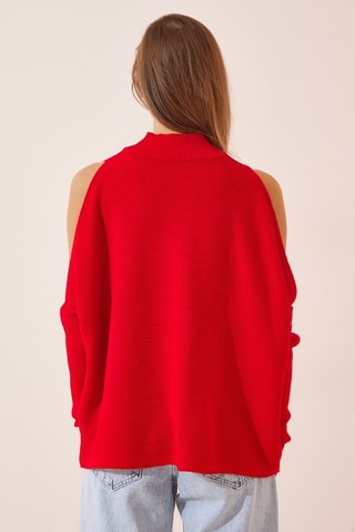 Pull oversize - Rouge