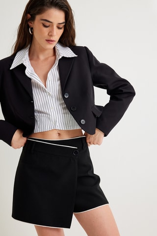 Jupe-short - Noir