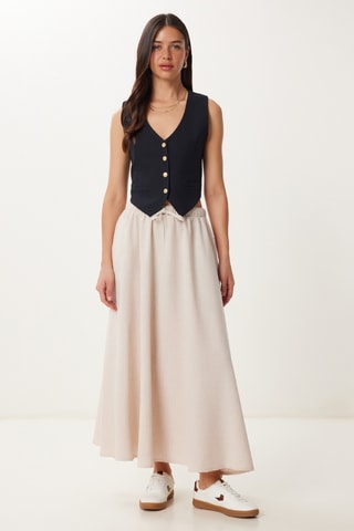 Jupe longue - Beige