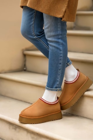 Baskets plateformes - Camel