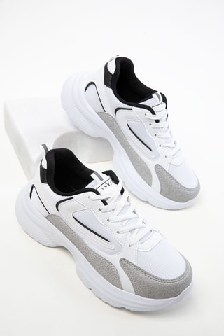Baskets plateformes - Blanc