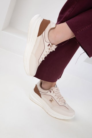 Sneakers plateformes - Beige