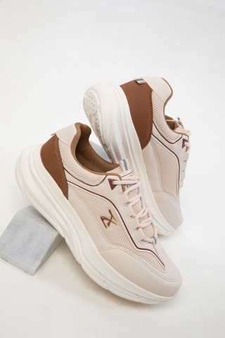 Sneakers plateformes - Beige