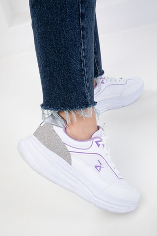 Baskets plateformes - Blanc