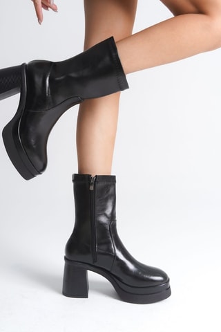 Boots montantes - Noir