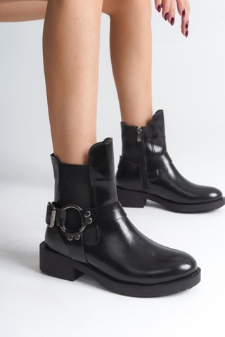 Boots montantes - Noir