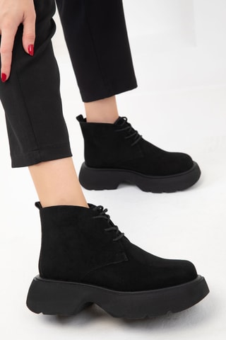 Boots montantes - Noir