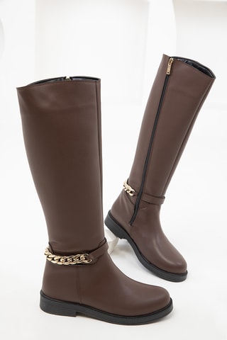 Boots montantes - Marron