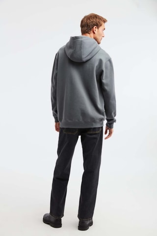 Sweat regular à capuche - Gris