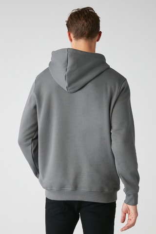 Sweat regular à capuche - Gris