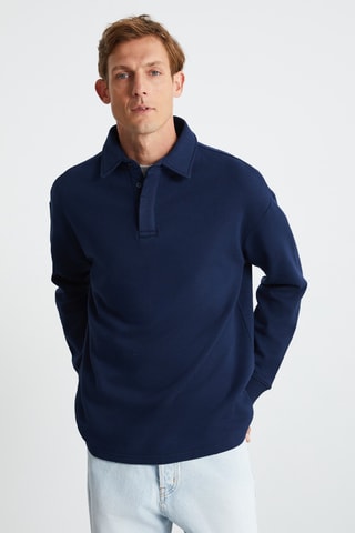 Sweat regular - Bleu marine