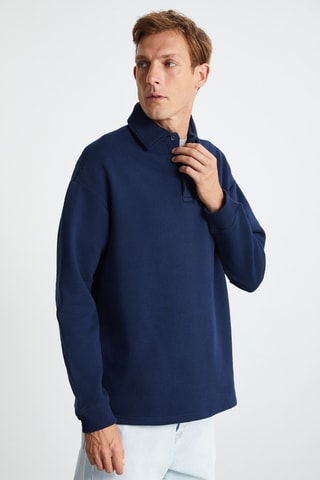 Sweat regular - Bleu marine