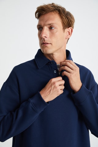 Sweat regular - Bleu marine