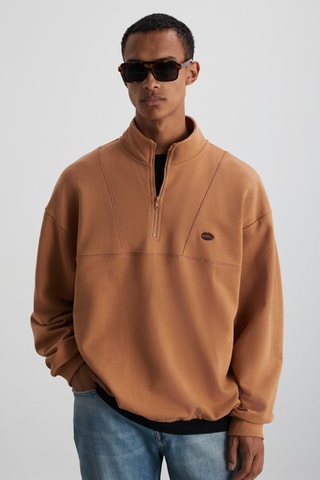 Sweat oversize - Marron