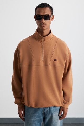 Sweat oversize - Marron