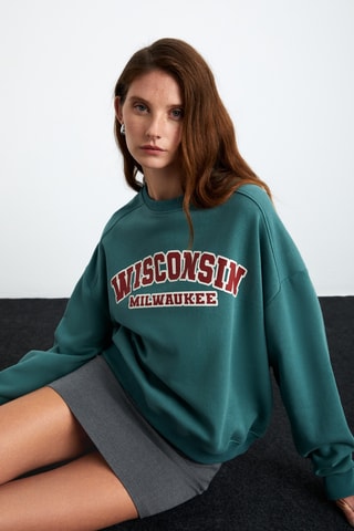 Sweat regular - Vert