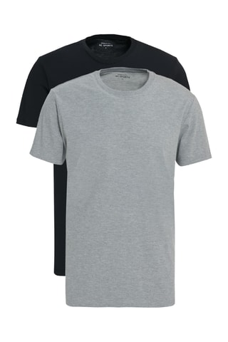 2 t-shirts regular - Noir