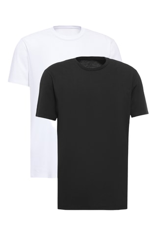 2 t-shirts slim - Blanc