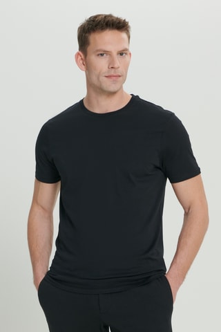 3 t-shirts regular - Noir et blanc