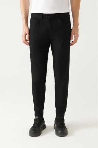 Pantalon slim - Noir
