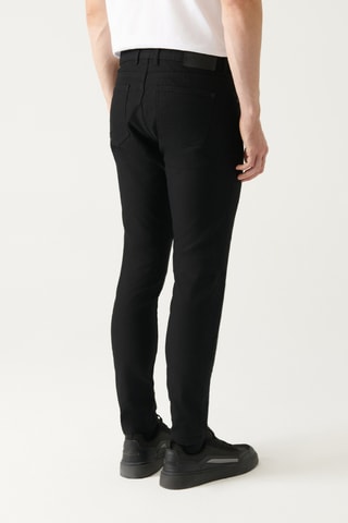 Pantalon slim - Noir