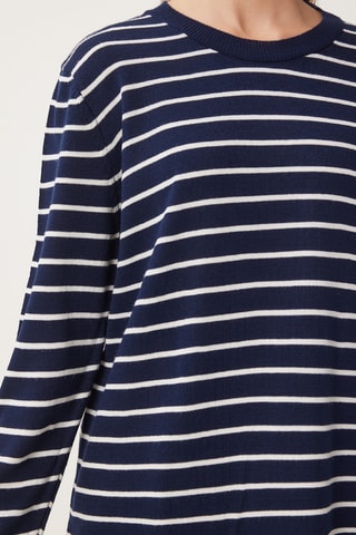 Pull regular - Bleu marine