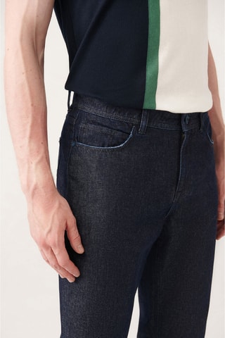 Jean regular - Bleu foncé