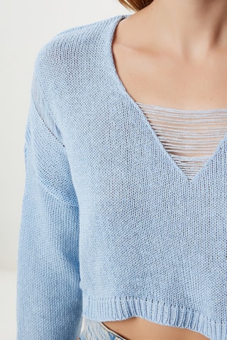 Pull regular - Bleu clair