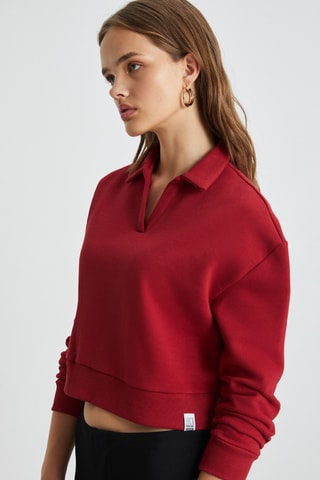 Sweat regular - Rouge