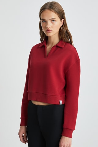 Sweat regular - Rouge