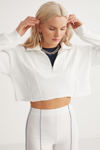 Sweat regular - Blanc
