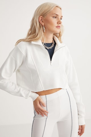 Sweat regular - Blanc