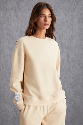 Sweat regular - Crème
