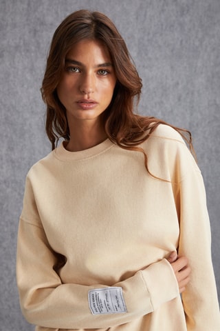 Sweat regular - Crème