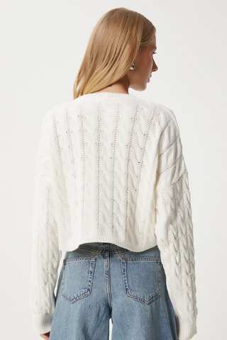 Pull regular - Écru