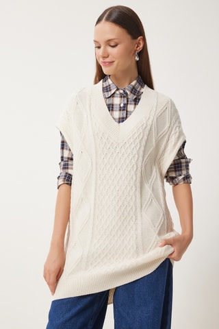 Pull regular - Crème