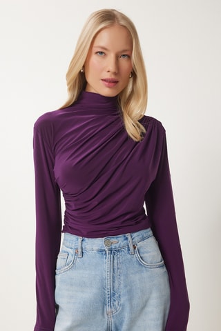 Blouse slim - Violet