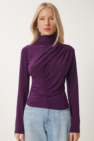 Blouse slim - Violet