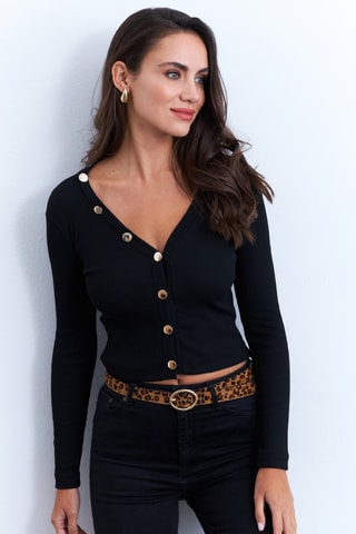 Gilet regular - Noir