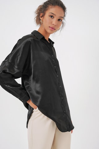 Chemisier oversize - Noir