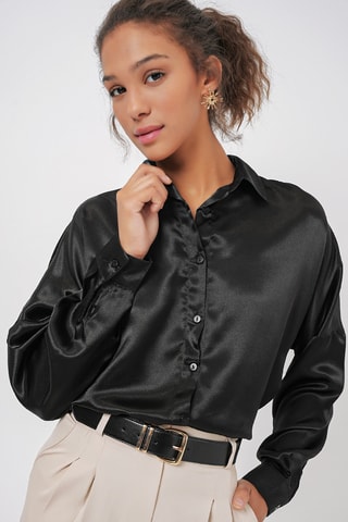 Chemisier oversize - Noir